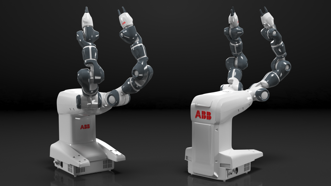 3D model ABB YuMi IRB 14000 Collaborative Robot Rigged