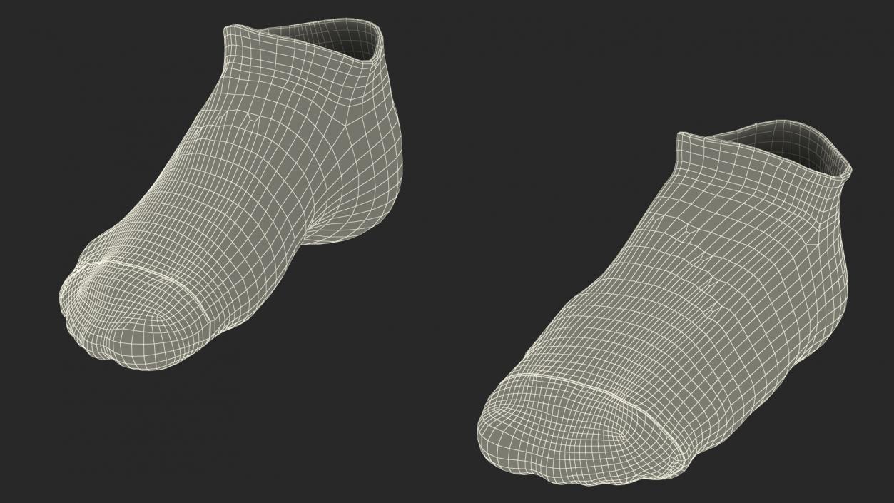 3D Socks Nike Grey on The Foot Standing