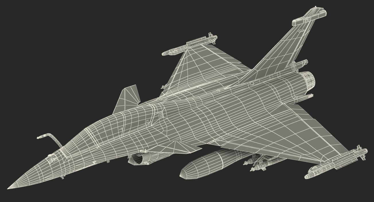 Dassault Rafale Rigged 3D