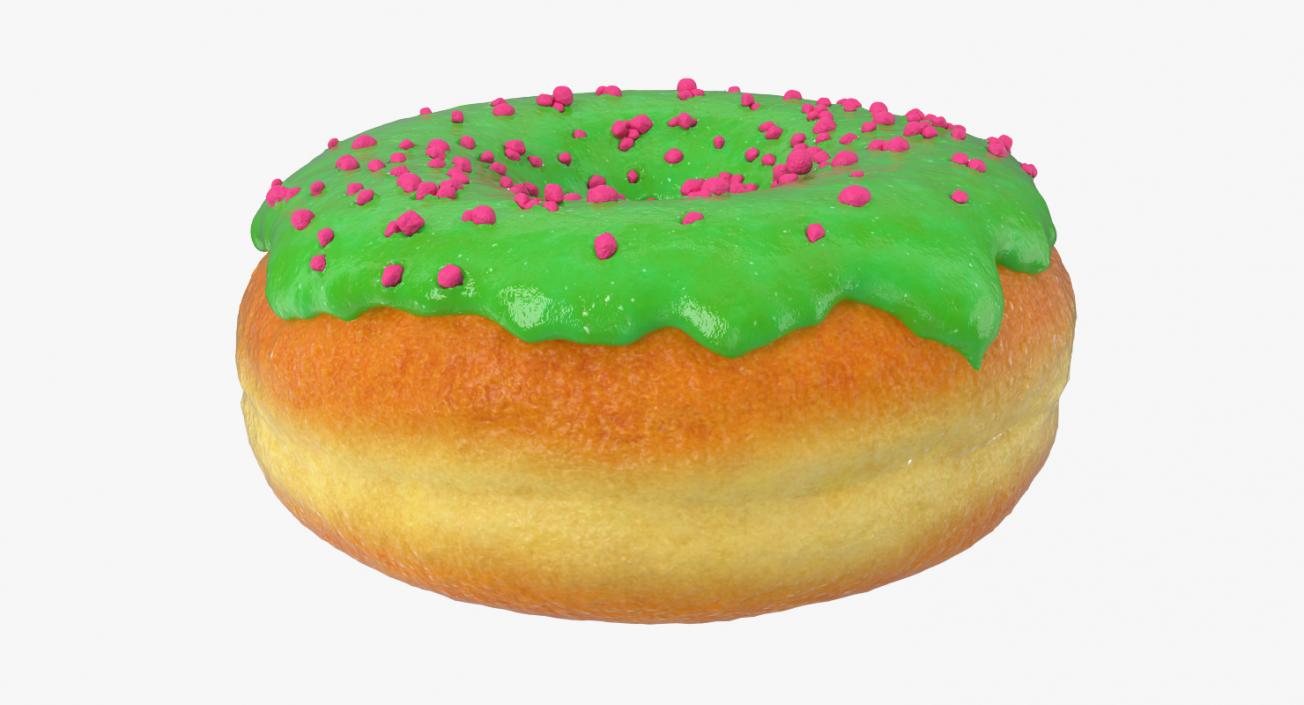 3D model Green Tea Donut