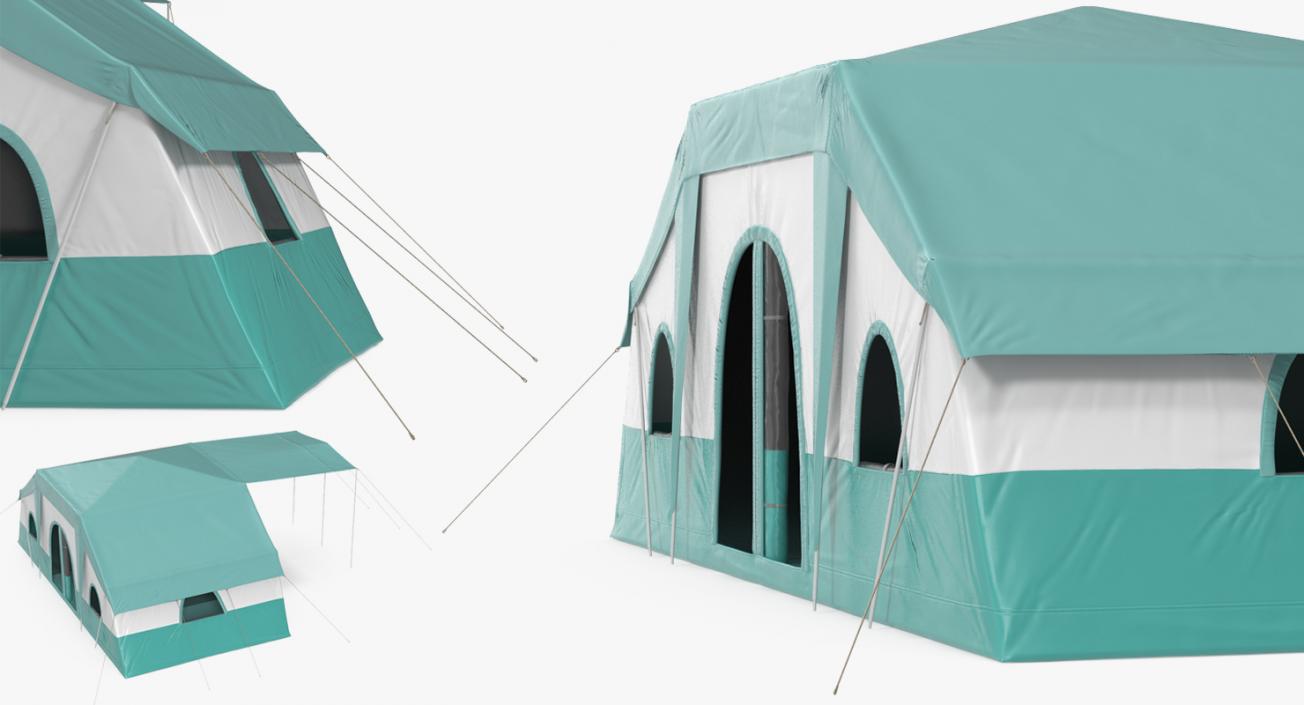 Deluxe Cabin Tent 3D