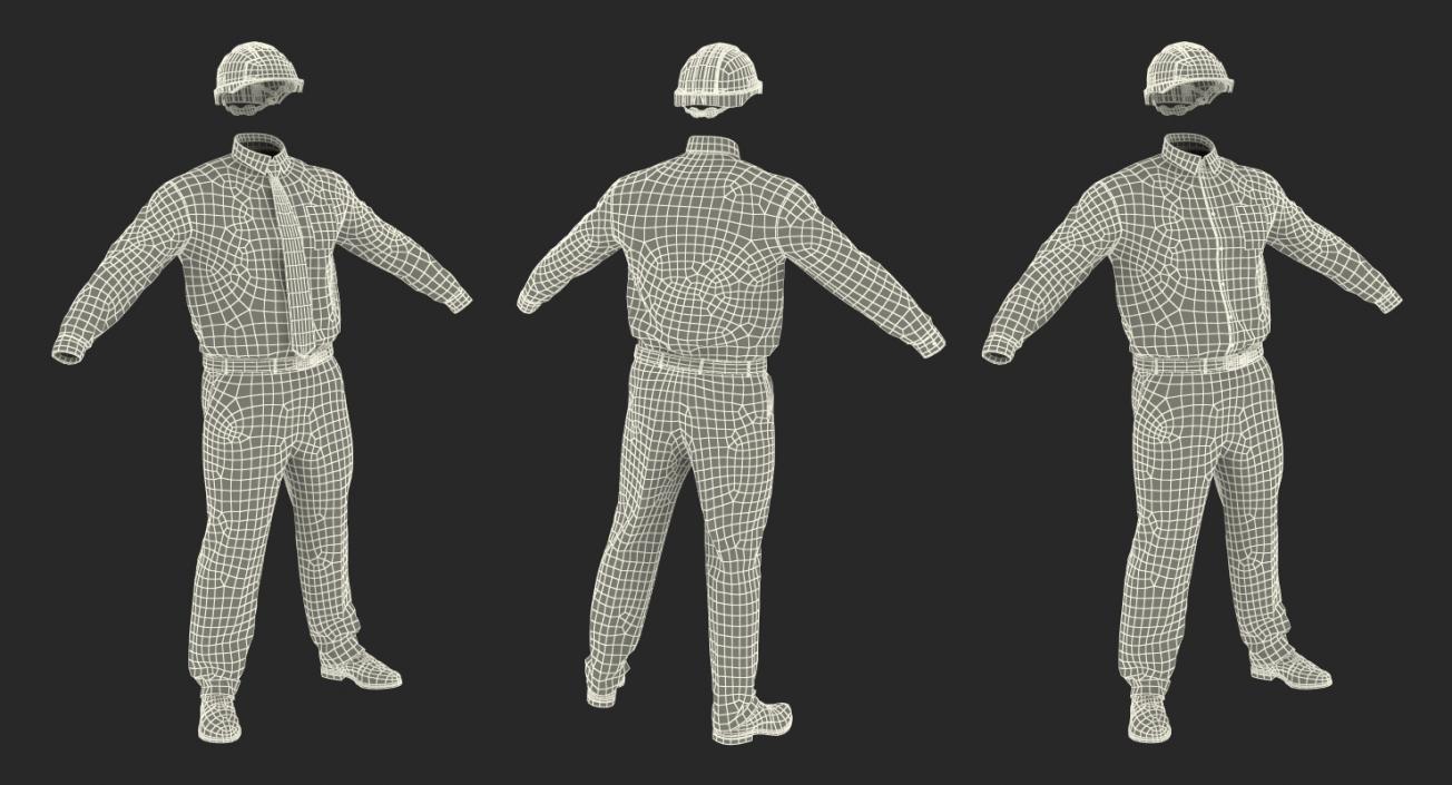 Construction Engineer Uniform 3D model