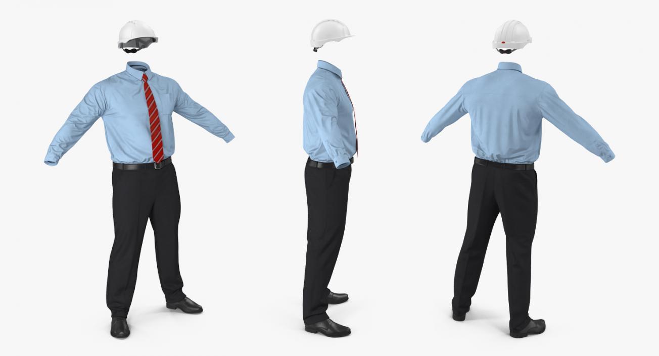 Construction Engineer Uniform 3D model