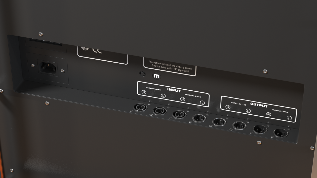 3D Open Reel Tape Machine Black model