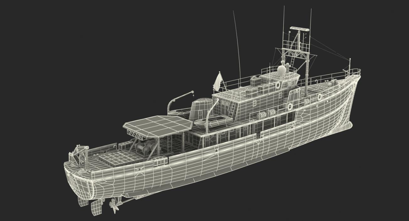 3D Research Vessel Calypso model