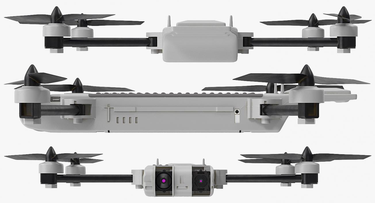 3D Tactical Quadrotor Stealthy Unmanned Aircraft Snipe