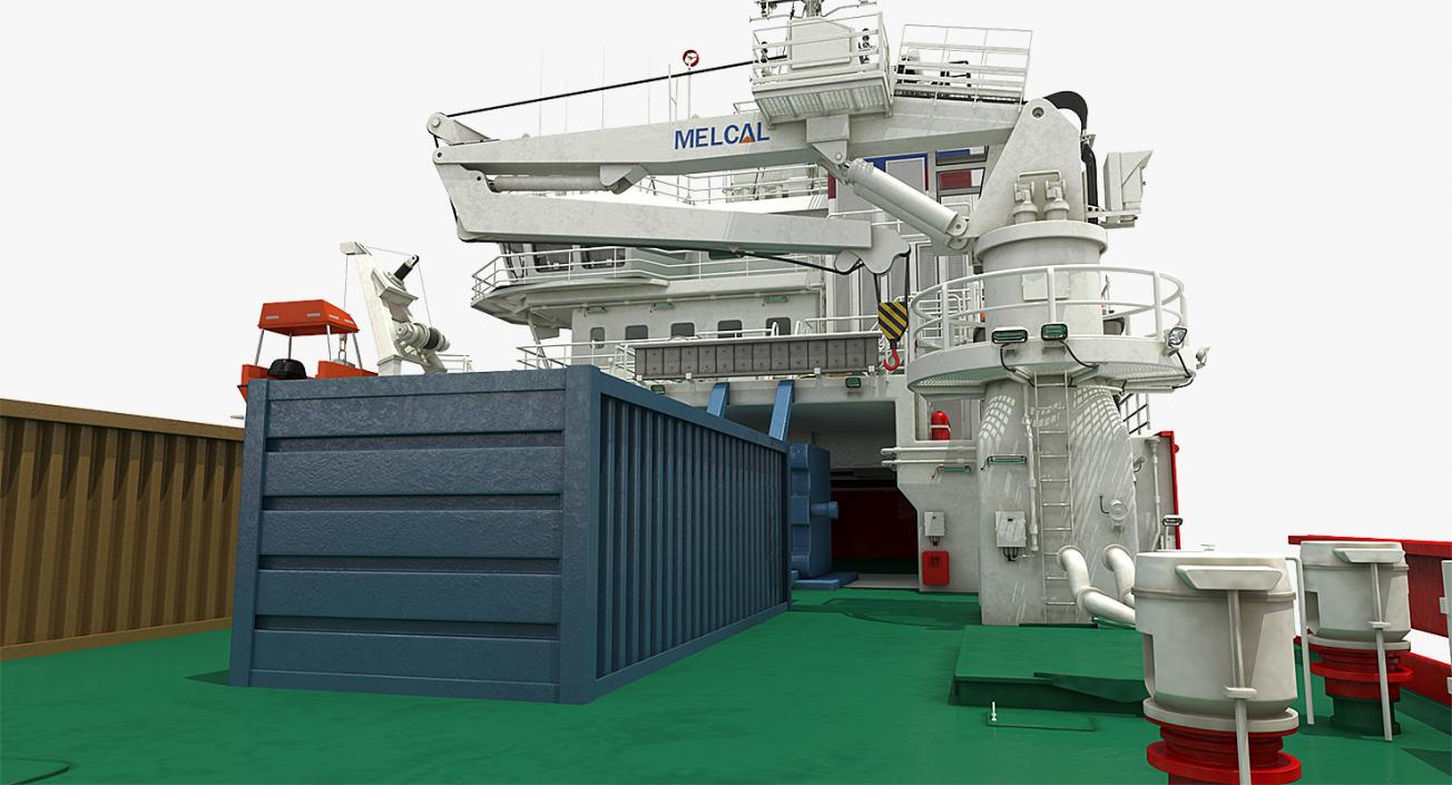 Asymmetric Icebreaker Baltika Oblique 3D