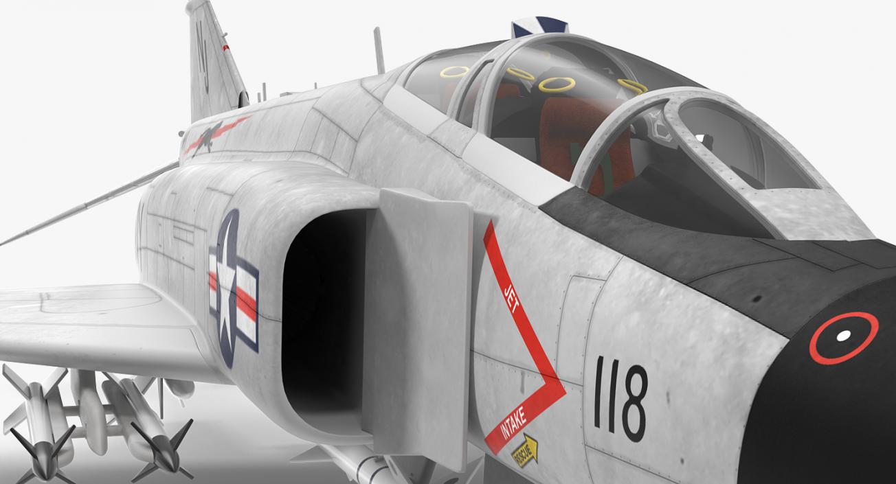 F-4 Phantom II US Navy 3D