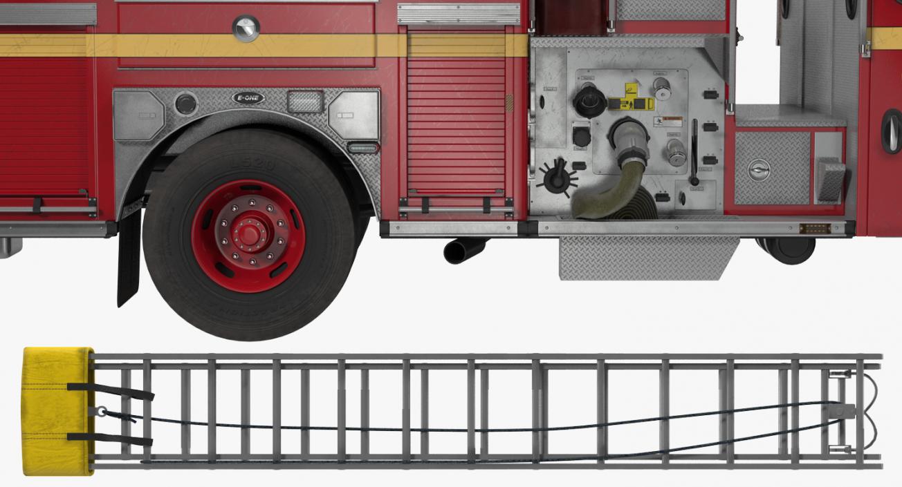 Fire Apparatus E One Quest Seattle 3D model