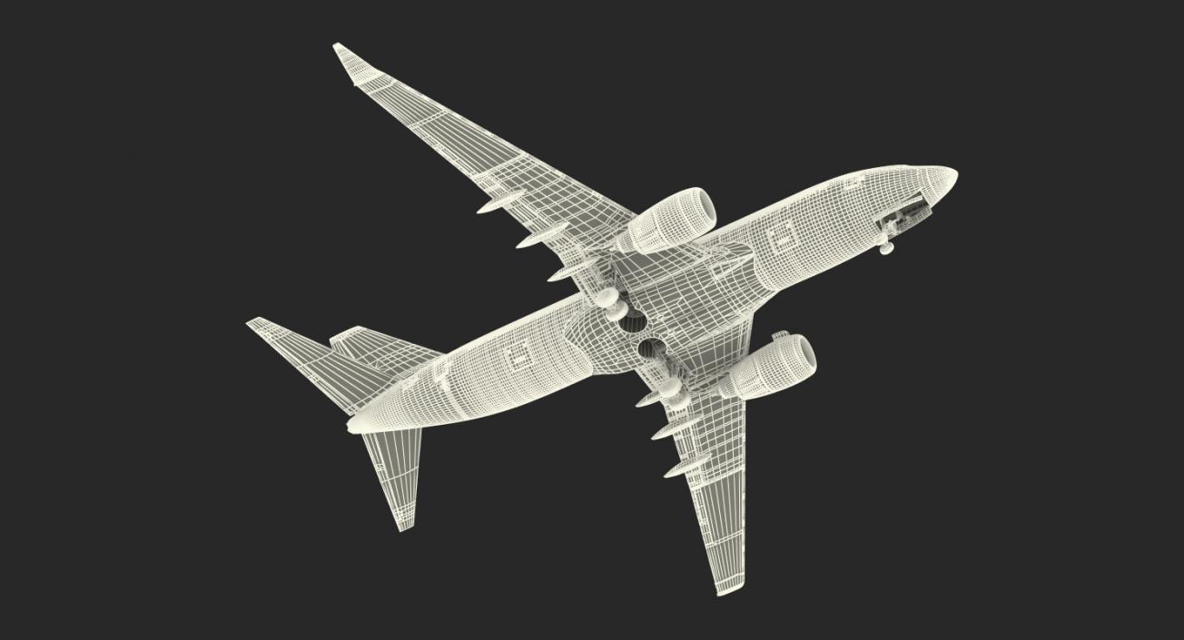 3D model Boeing 737-700 United Airlines