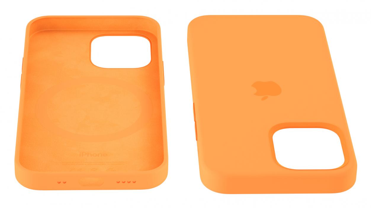 iPhone 12 mini Silicone Case with MagSafe Kumquat 3D model