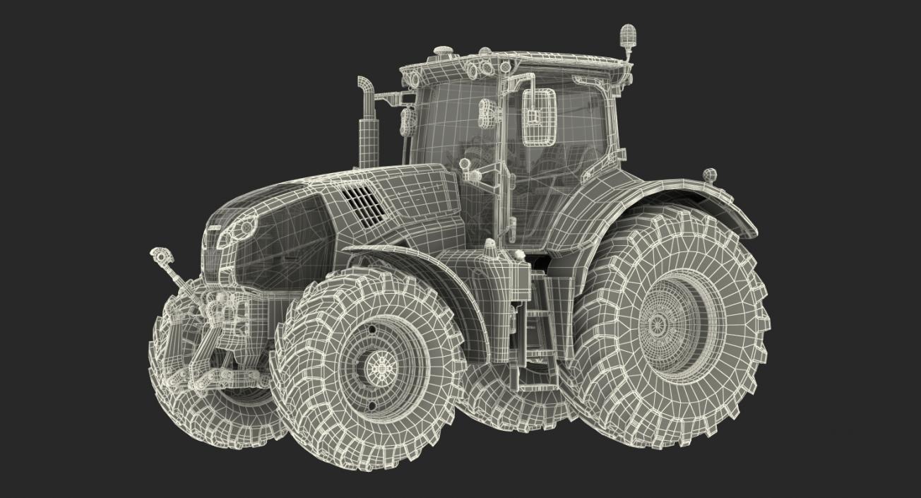 3D New Tractor Generic Rigged