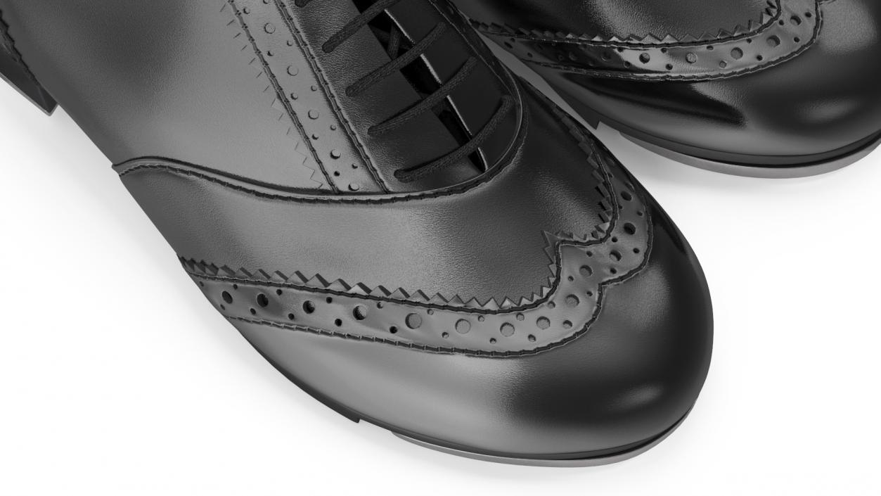 3D model Black Tap Shoes