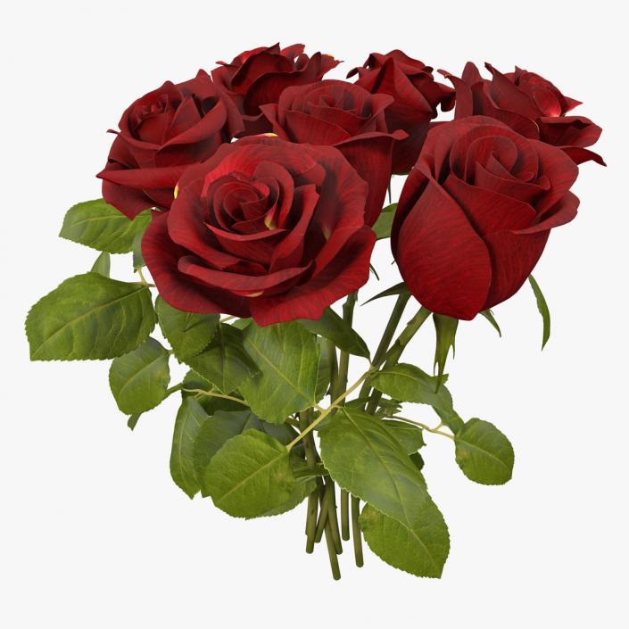 3D Bouquet of Roses