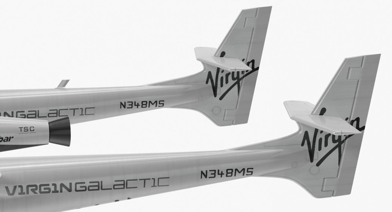 Virgin Galactic LauncherOne Rocket 3D model