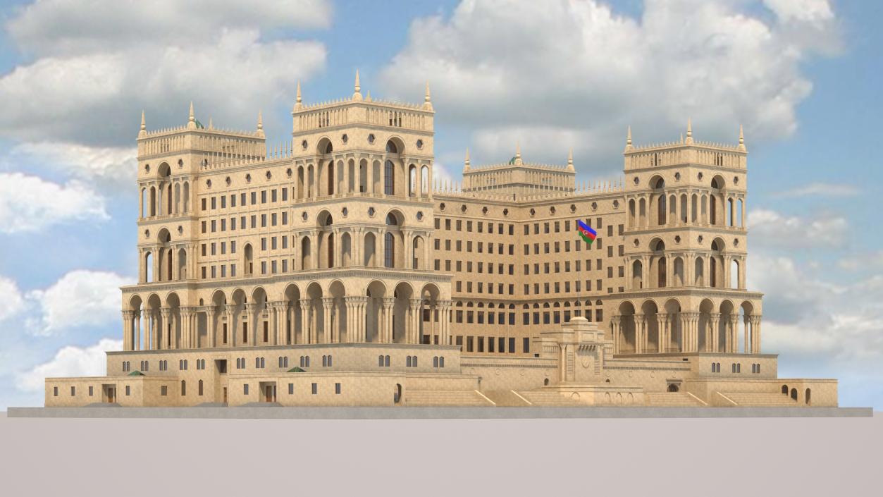 Government House of Baku 3D model