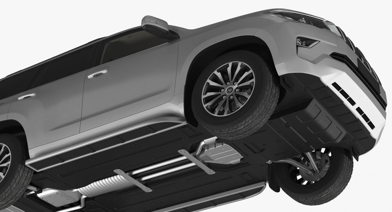 Toyota Prado 2018 Rigged 3D model