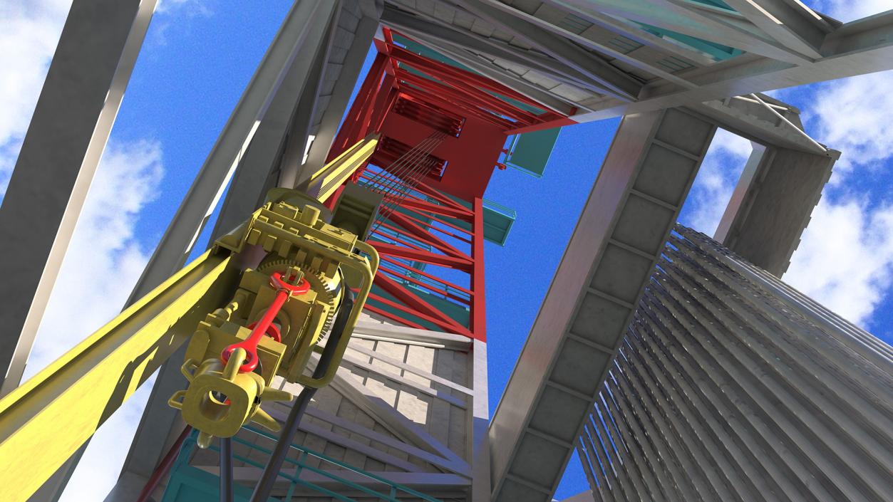 Sectional Drilling Rig 3D