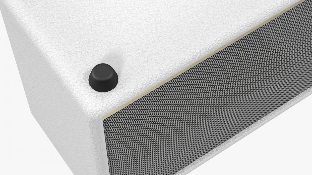 Classic Design Portable Wireless Speaker White Generic 3D model