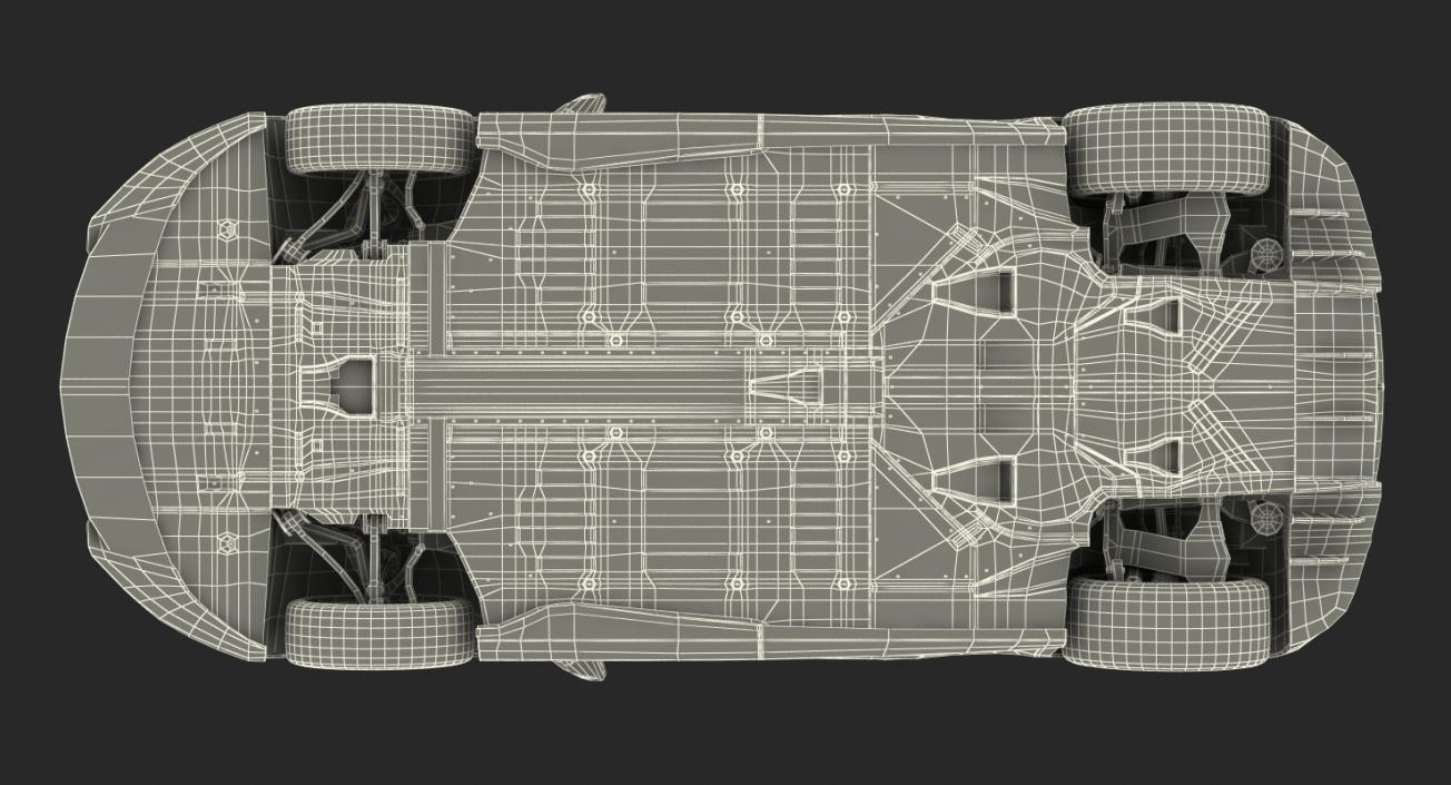 3D model McLaren 570GT 2017 Rigged