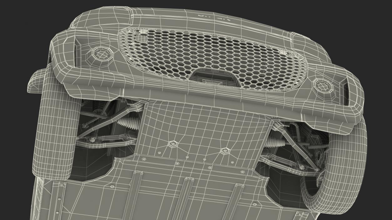 Smart EQ Cabrio Rigged 3D