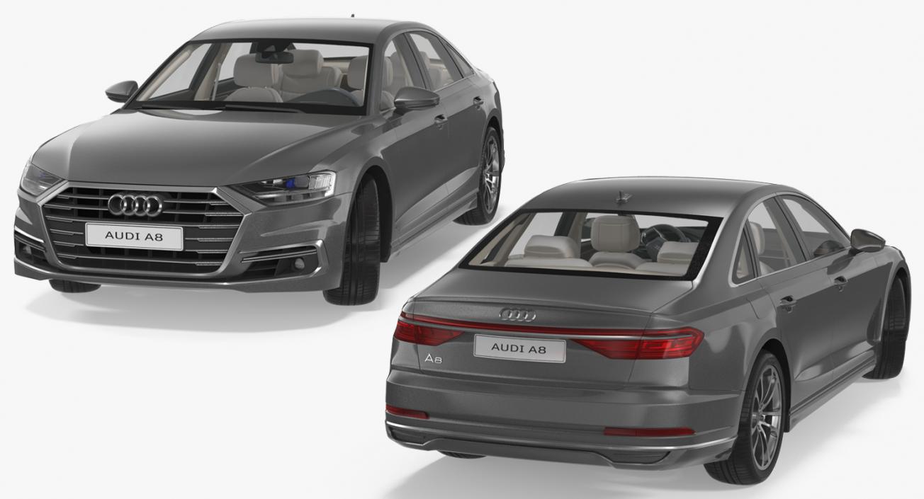 Audi A8 2018 3D