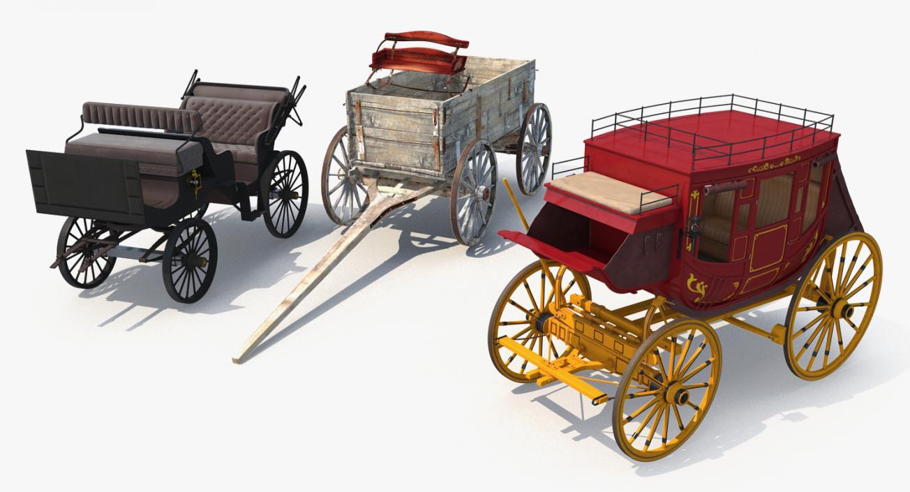 3D model Carriages Collection