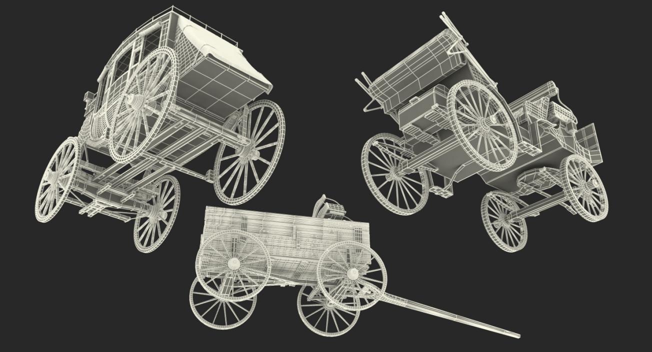 3D model Carriages Collection
