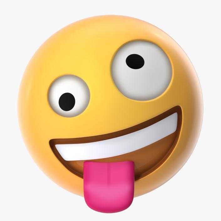 3D model Zany Face Emoji
