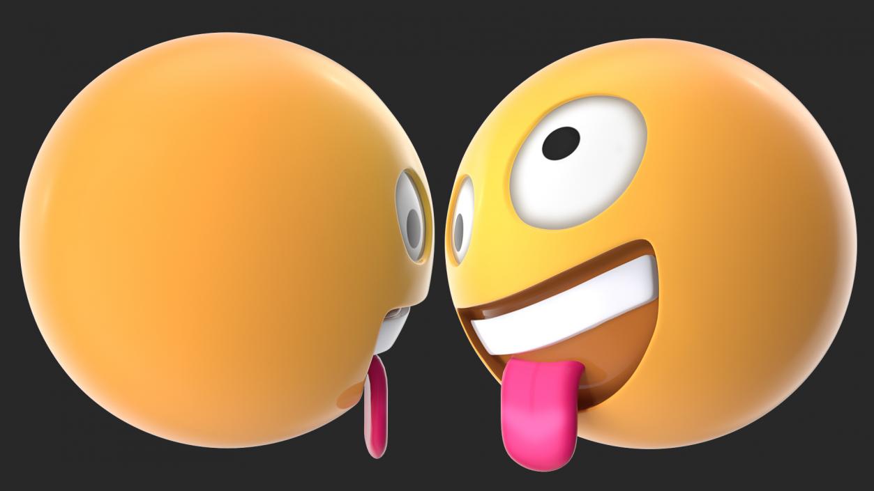 3D model Zany Face Emoji
