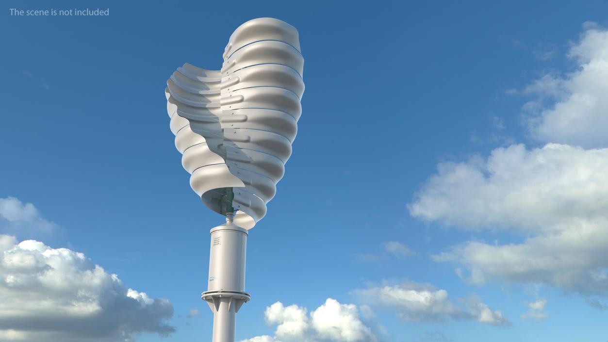 3D Helix Wind Turbine model
