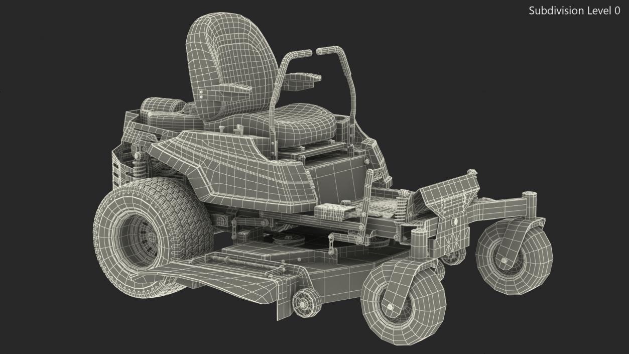 3D Zero Turn Mower Simplicity
