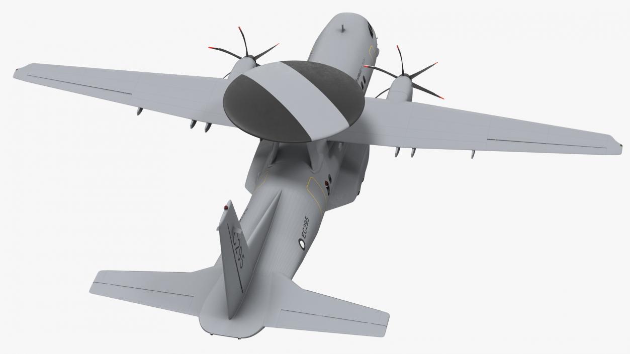 Airbus Military C295 AEW&C Turboprop Aircraft Rigged 3D