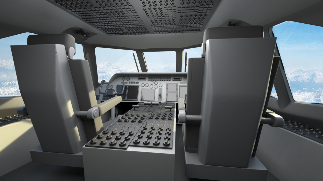 Airbus Military C295 AEW&C Turboprop Aircraft Rigged 3D