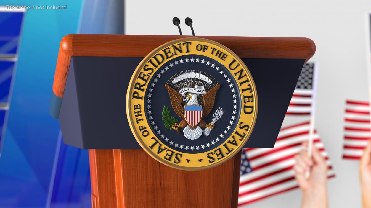 3D model US Presidential Seal