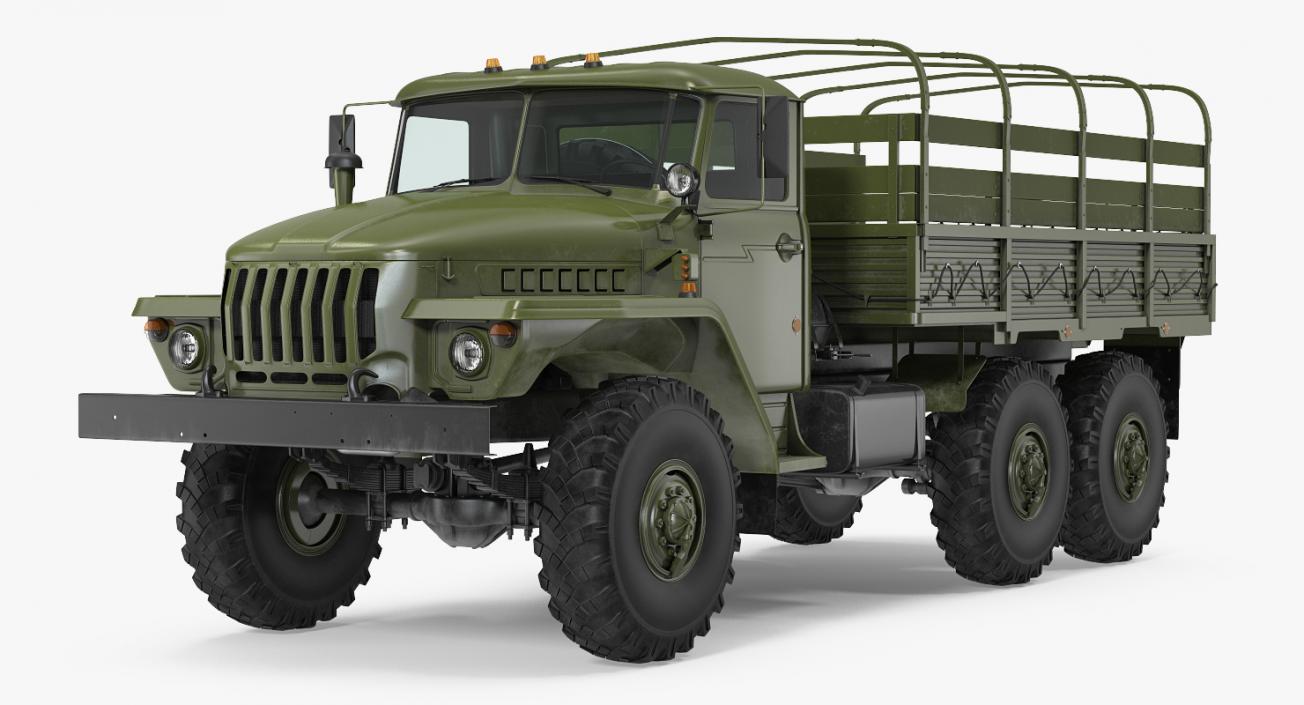 URAL 4320 Truck 6x6 Vehicle 3D