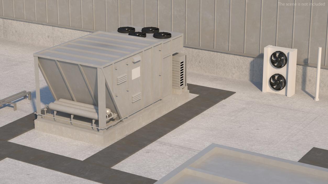Battery Storage Power Station 3D model