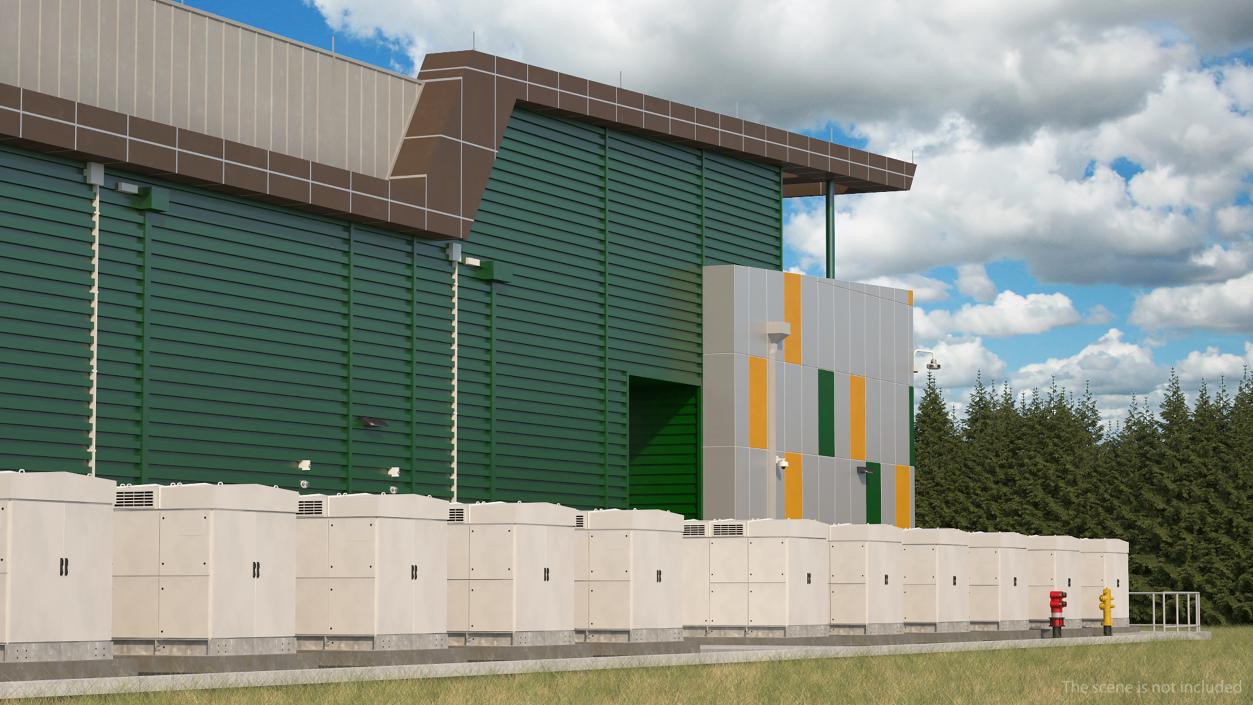 Battery Storage Power Station 3D model