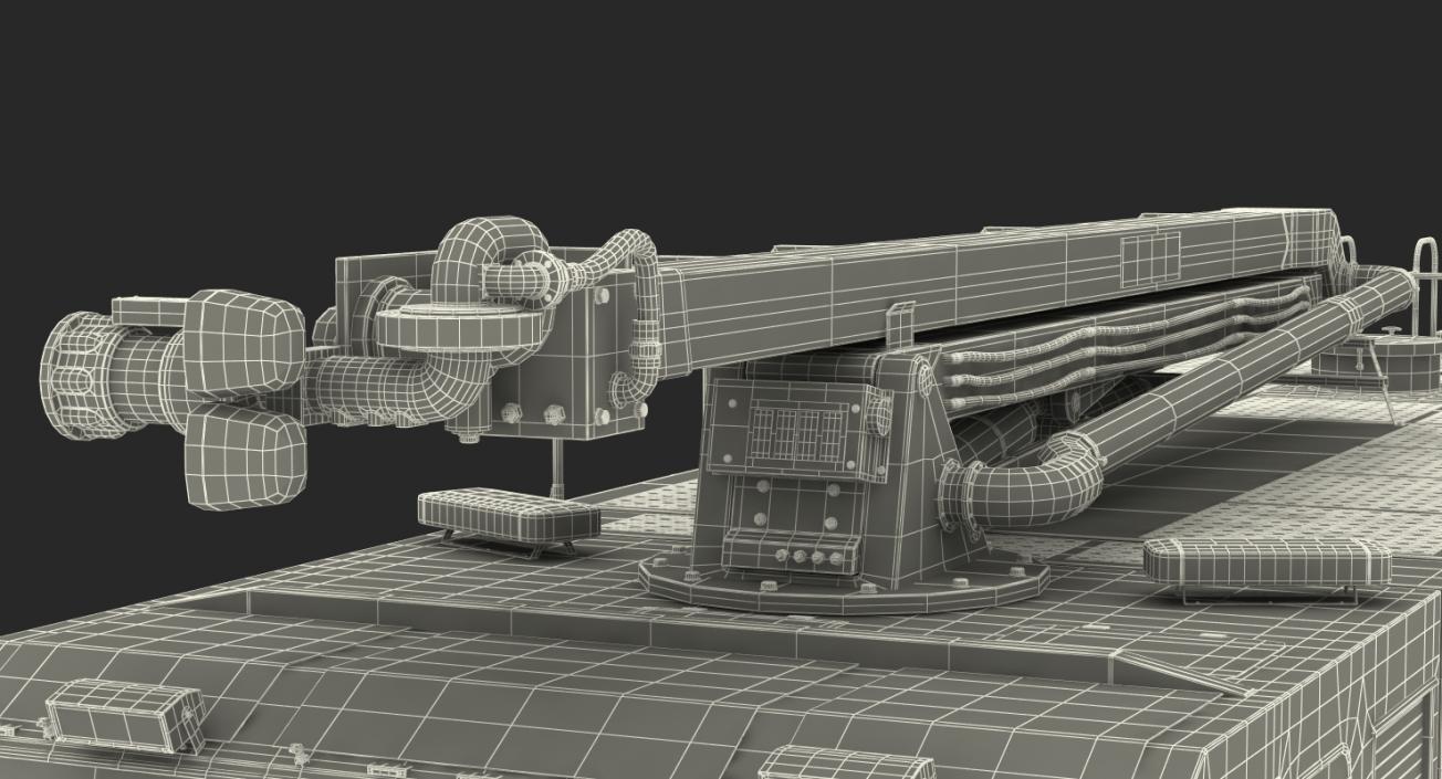 Oshkosh Striker 4500 ARFF Airport Engine Rigged 3D