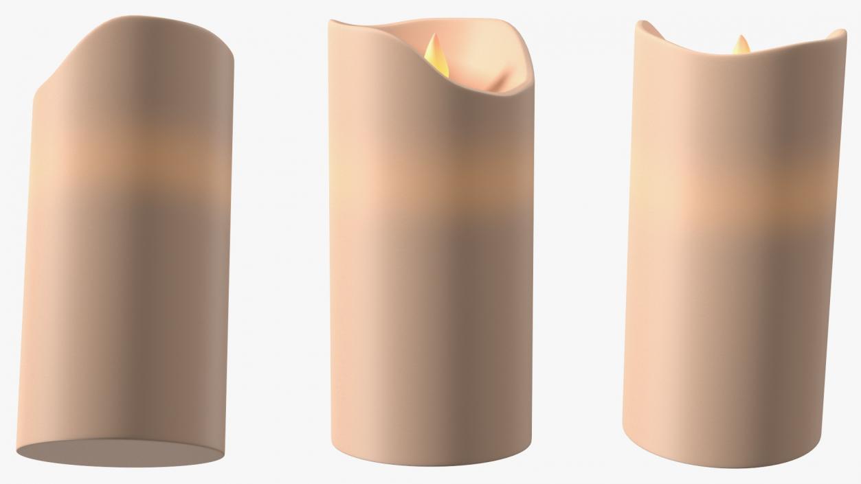 Electric Tabletop Candle 3D model