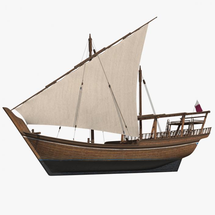 Qatar Traditional Boat 3D