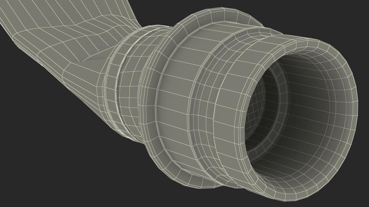 3D model Rolled Up Fire Hose White
