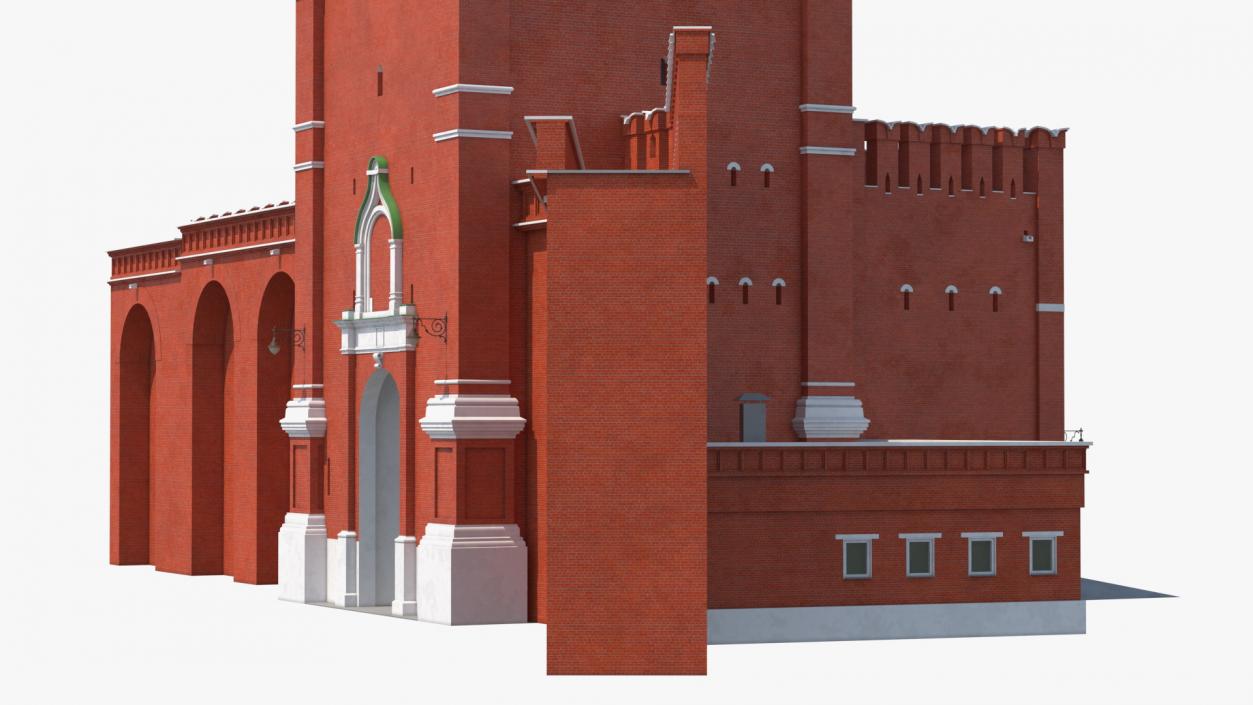 3D model Moscow Kremlin Spasskaya Tower