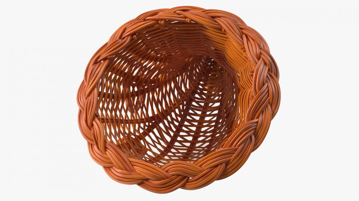3D Cornucopia Basket Brown model