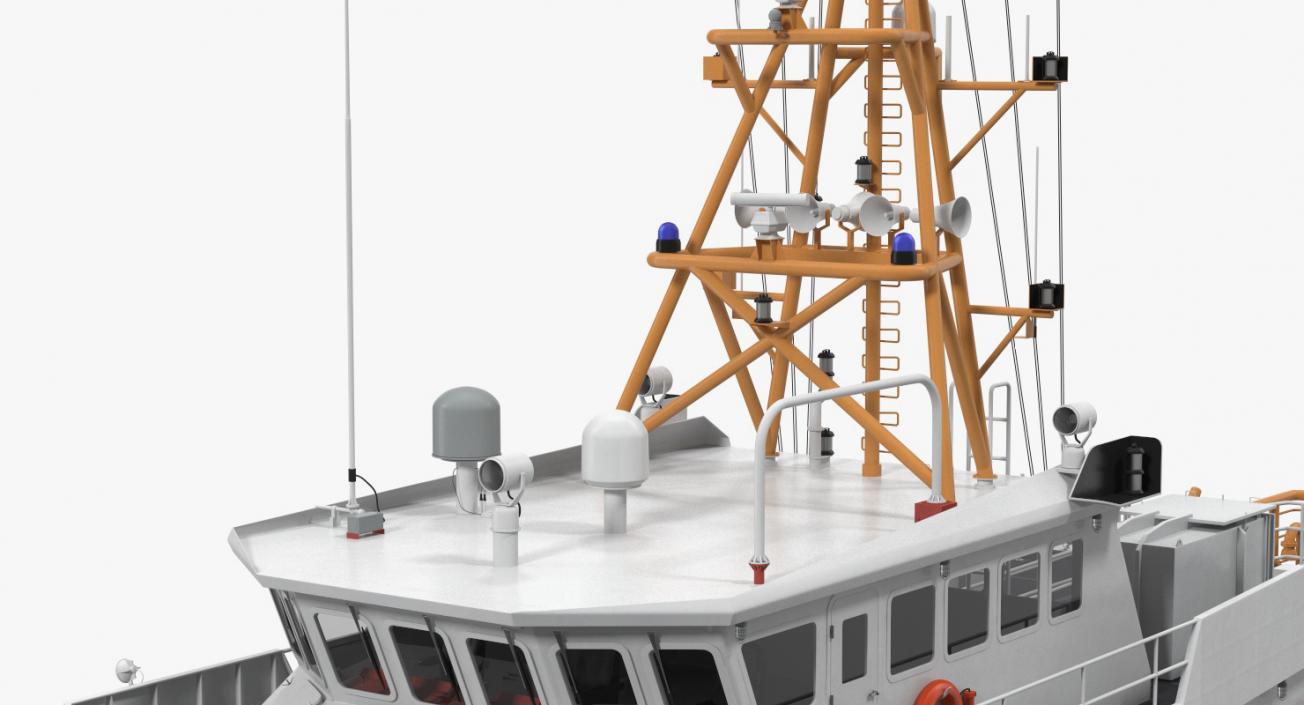 3D Coast Guard Patrol Boat Island Class