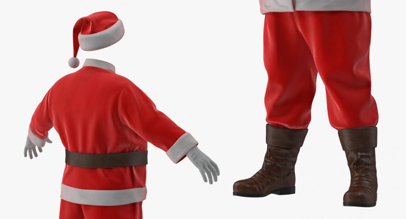 Santa Claus Costume 3D model