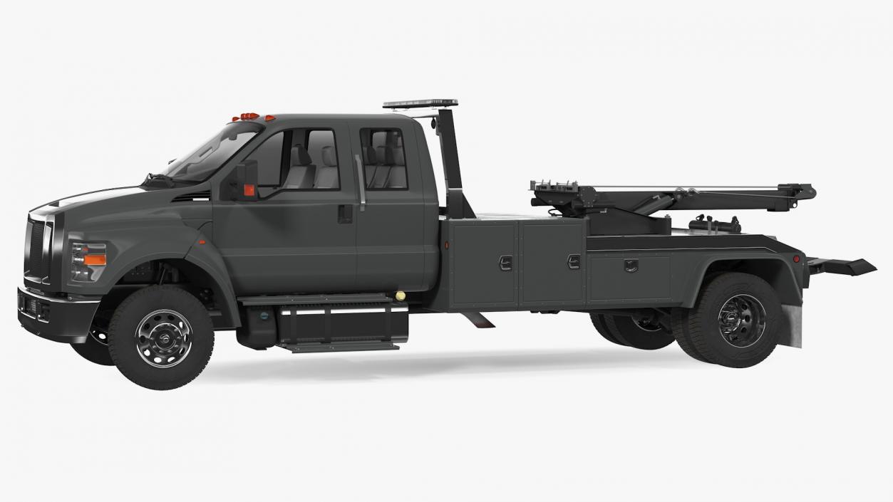 Heavy Duty Tow Truck Rigged 3D