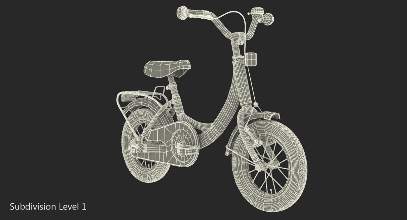 Kids Bike 3D model