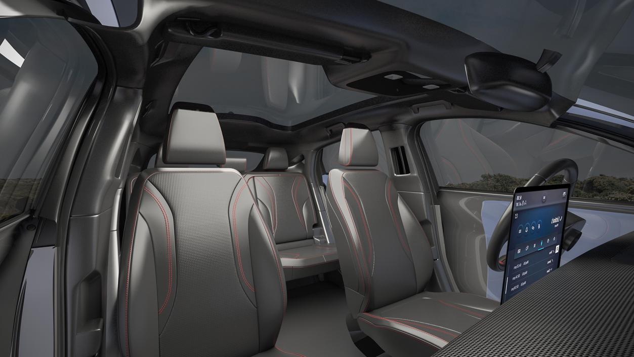 3D model Mustang Mach-E 2021 Simple Interior