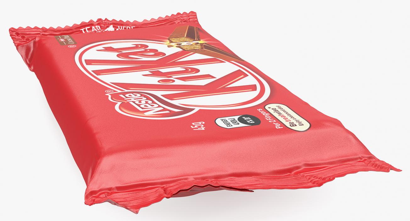 3D model KitKat Chocolate Bar